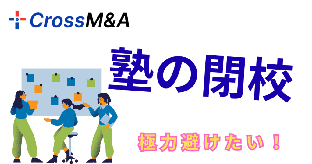 塾の閉校
極力避けたい！