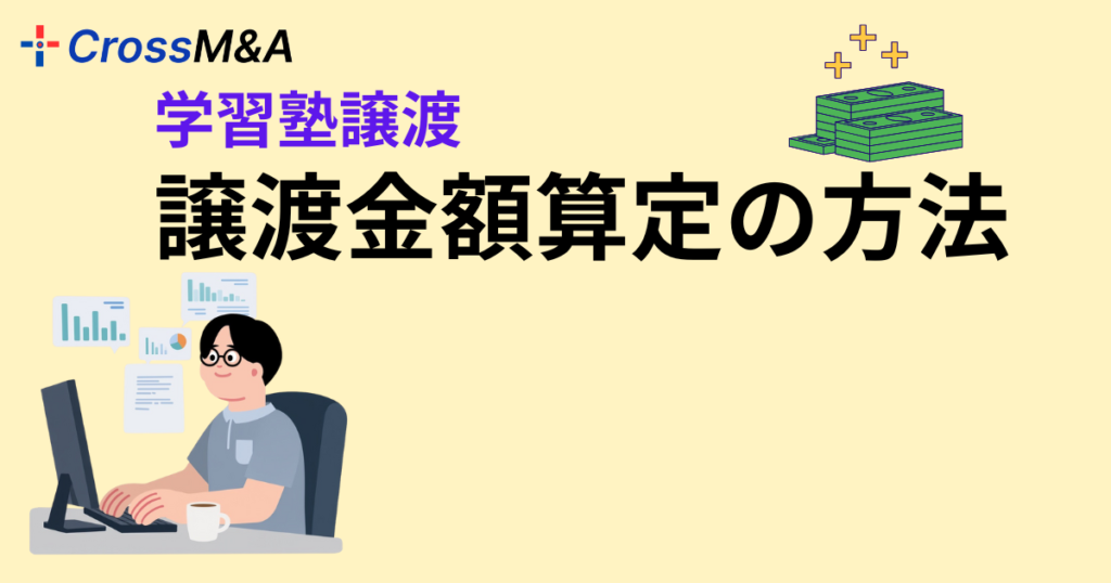 学習塾譲渡
譲渡金額算定の方法