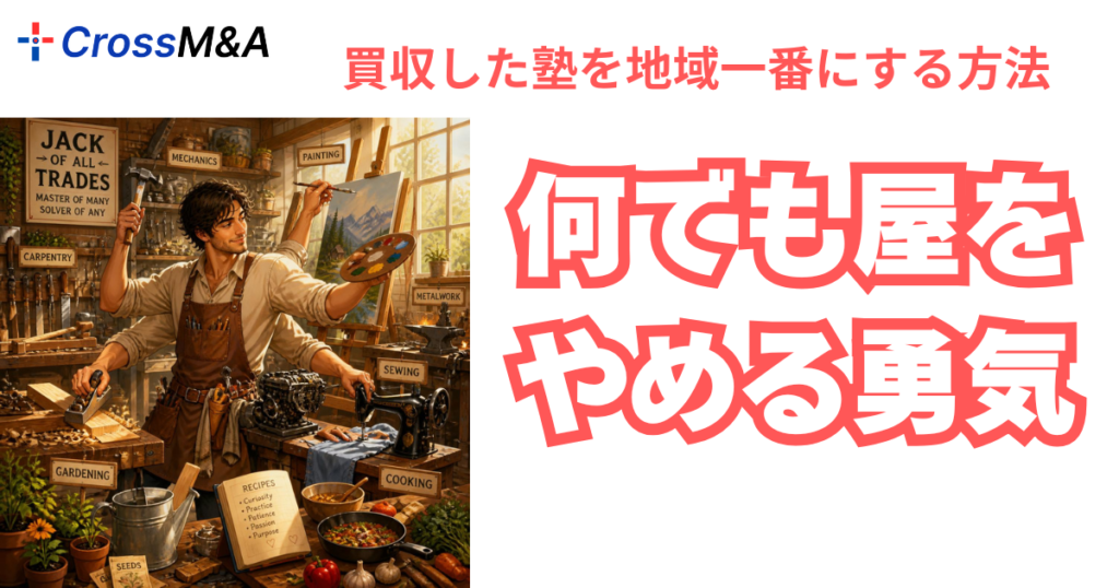 何でも屋をやめる勇気